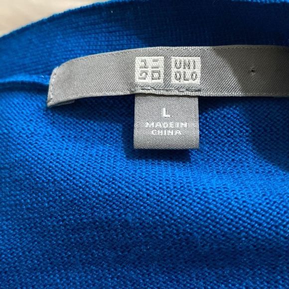 Uniqlo Women's Blue Crew Neck Sweater - Picture 9 of 10